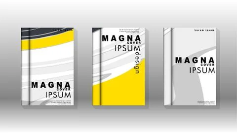 Abstract cover with liquid elements. book design concept. Futuristic business 库存插图