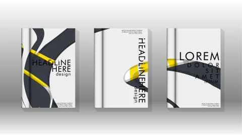 Abstract cover with liquid elements. book design concept. Futuristic business 库存插图