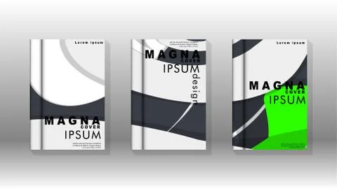 Abstract cover with liquid elements. book design concept. Futuristic business Stockillustratie