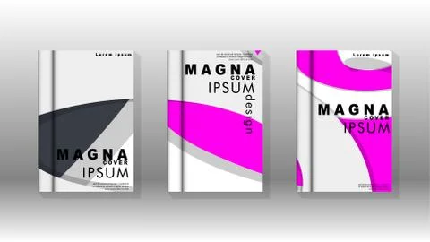 Abstract cover with liquid elements. book design concept. Futuristic business 库存插图