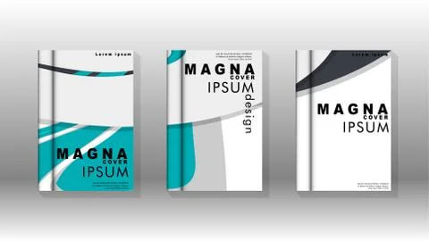 Abstract cover with liquid elements. book design concept. Futuristic business 库存插图