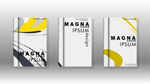 Abstract cover with liquid elements. book design concept. Futuristic business 库存插图