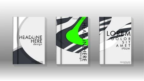 Abstract cover with liquid elements. book design concept. Futuristic business Stock Illustration