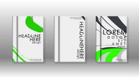 Abstract cover with liquid elements. book design concept. Futuristic business 库存插图