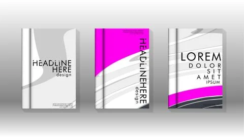 Abstract cover with liquid elements. book design concept. Futuristic business 库存插图