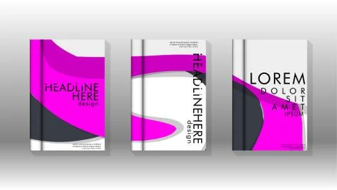 Abstract cover with liquid elements. book design concept. Futuristic business 库存插图