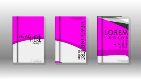 Abstract cover with liquid elements. book design concept. Futuristic business 库存插图