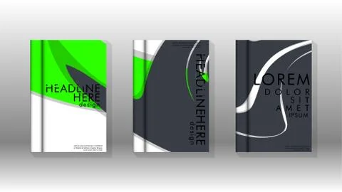 Abstract cover with liquid elements. book design concept. Futuristic business 库存插图