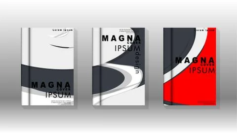 Abstract cover with liquid elements. book design concept. Futuristic business 库存插图