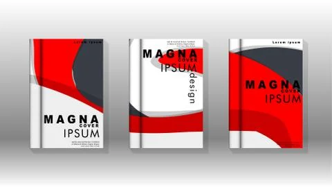 Abstract cover with liquid elements. book design concept. Futuristic business Stockillustratie