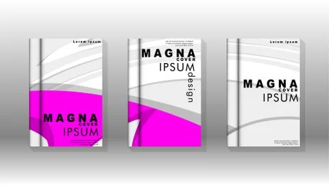 Abstract cover with liquid elements. book design concept. Futuristic business Illustrazione stock