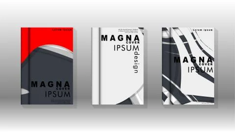 Abstract cover with liquid elements. book design concept. Futuristic business 库存插图