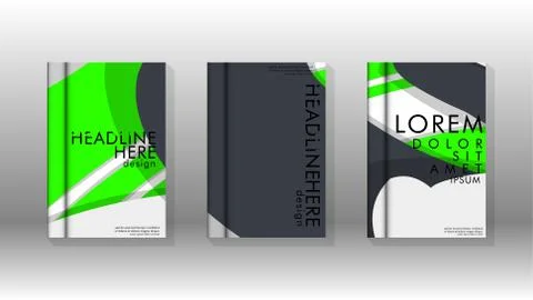 Abstract cover with liquid elements. book design concept. Futuristic business 库存插图