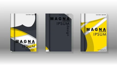 Abstract cover with liquid elements. book design concept. Futuristic business 库存插图