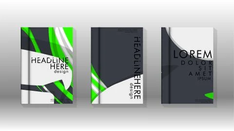 Abstract cover with liquid elements. book design concept. Futuristic business Stock Illustration