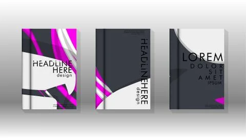 Abstract cover with liquid elements. book design concept. Futuristic business イラスト素材