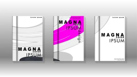 Abstract cover with liquid elements. book design concept. Futuristic business Stockillustratie