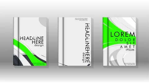 Abstract cover with liquid elements. book design concept. Futuristic business 库存插图