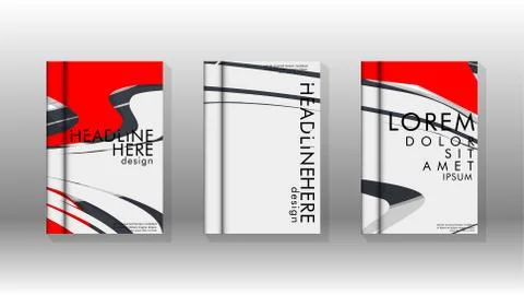 Abstract cover with liquid elements. book design concept. Futuristic business Illustrazione stock