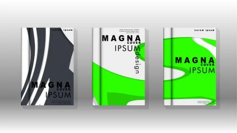 Abstract cover with liquid elements. book design concept. Futuristic business イラスト素材