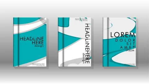 Abstract cover with liquid elements. book design concept. Futuristic business 库存插图