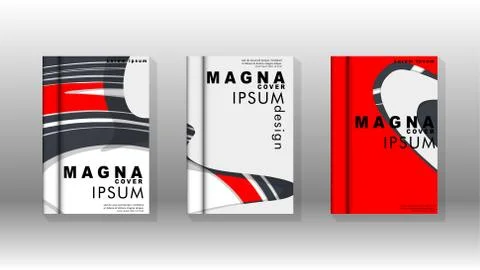 Abstract cover with liquid elements. book design concept. Futuristic business 库存插图