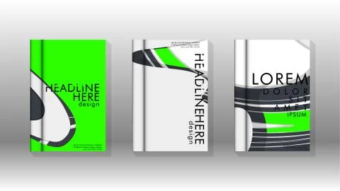 Abstract cover with liquid elements. book design concept. Futuristic business Illustrazione stock