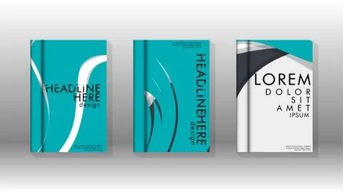 Abstract cover with liquid elements. book design concept. Futuristic business 库存插图