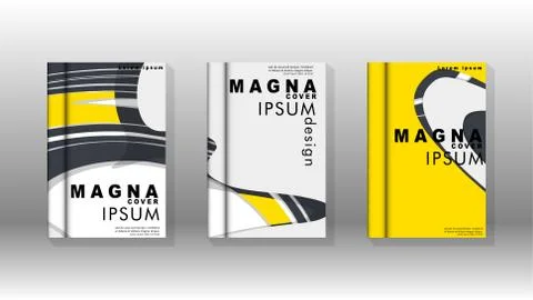 Abstract cover with liquid elements. book design concept. Futuristic business 库存插图