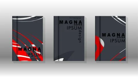 Abstract cover with liquid elements. book design concept. Futuristic business Stockillustratie