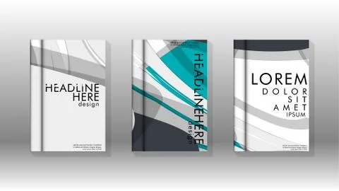 Abstract cover with liquid elements. book design concept. Futuristic business 库存插图