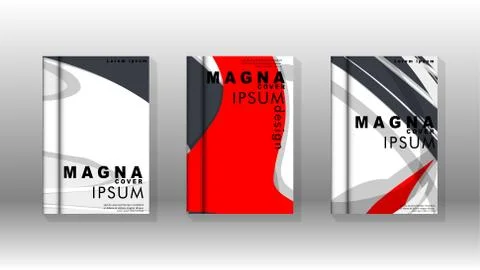 Abstract cover with liquid elements. book design concept. Futuristic business 库存插图