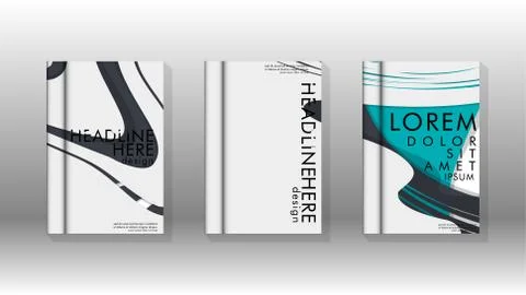 Abstract cover with liquid elements. book design concept. Futuristic business イラスト素材