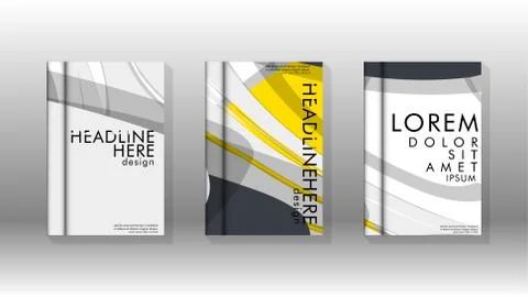 Abstract cover with liquid elements. book design concept. Futuristic business 库存插图