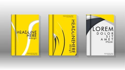 Abstract cover with liquid elements. book design concept. Futuristic business Stock Illustration