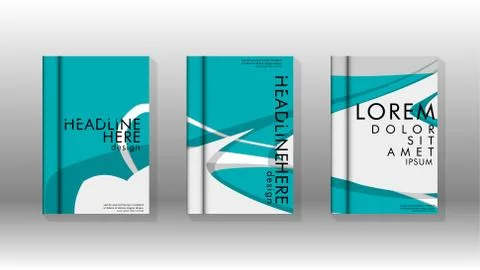 Abstract cover with liquid elements. book design concept. Futuristic business 库存插图
