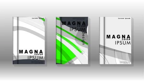 Abstract cover with liquid elements. book design concept. Futuristic business 库存插图