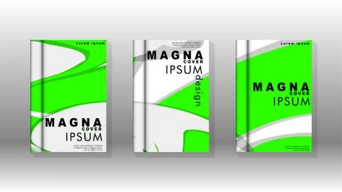 Abstract cover with liquid elements. book design concept. Futuristic business 库存插图