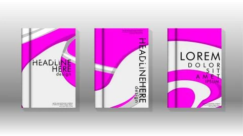 Abstract cover with liquid elements. book design concept. Futuristic business 库存插图