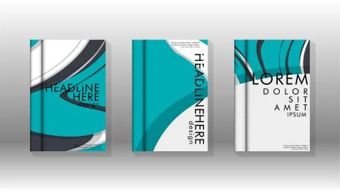 Abstract cover with liquid elements. book design concept. Futuristic business 库存插图