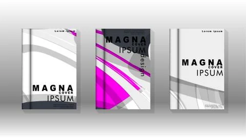 Abstract cover with liquid elements. book design concept. Futuristic business 库存插图