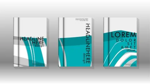 Abstract cover with liquid elements. book design concept. Futuristic business Stock Illustration