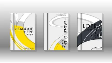 Abstract cover with liquid elements. book design concept. Futuristic business 库存插图