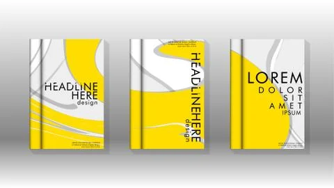 Abstract cover with liquid elements. book design concept. Futuristic business 库存插图