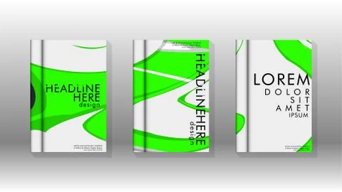 Abstract cover with liquid elements. book design concept. Futuristic business 库存插图
