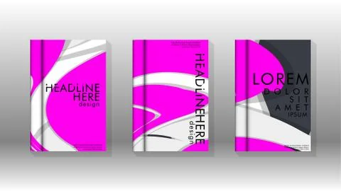 Abstract cover with liquid elements. book design concept. Futuristic business 库存插图