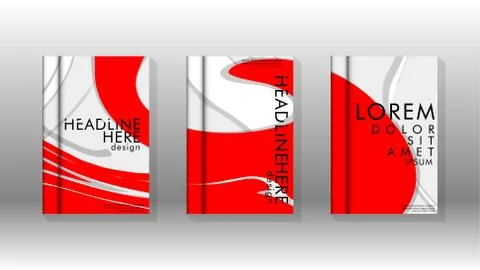 Abstract cover with liquid elements. book design concept. Futuristic business Stockillustratie