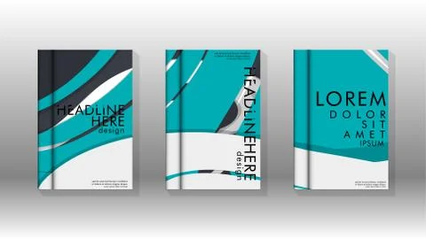 Abstract cover with liquid elements. book design concept. Futuristic business Stockillustratie