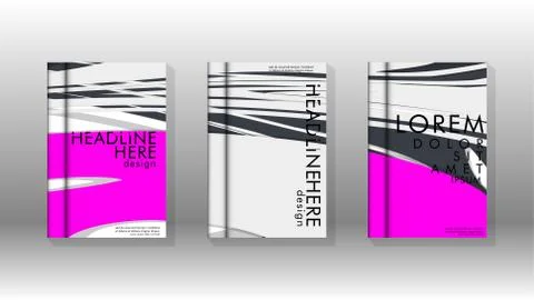 Abstract cover with liquid elements. book design concept. Futuristic business 库存插图