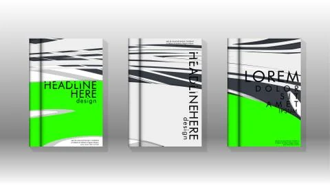 Abstract cover with liquid elements. book design concept. Futuristic business Stock Illustration